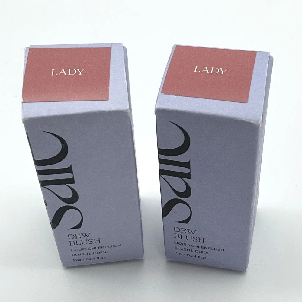 Saie Dew Blush Liquid Cheek Flush Lady 2 Pack New In Box 0.24 fl oz Each